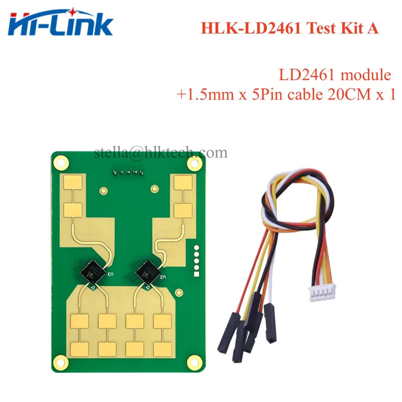 Original New 24G HLK-LD2461 Radar 2T4R Millimeter Wave High performance Human Perception Trajectory Tracking radar module body