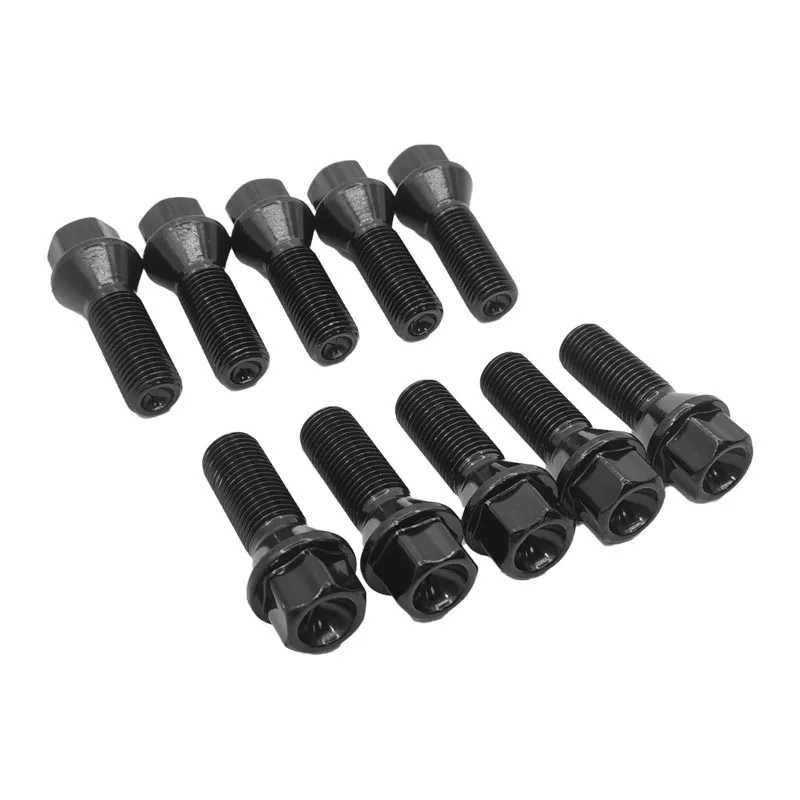 10X M14×1.5 Car Wheel Lugs Bolt Nut 36136781152 36136758730 For BMW 7 Series E65 E66 730Li 735Li 740Li 745Li 750Li 760Li X3 E83