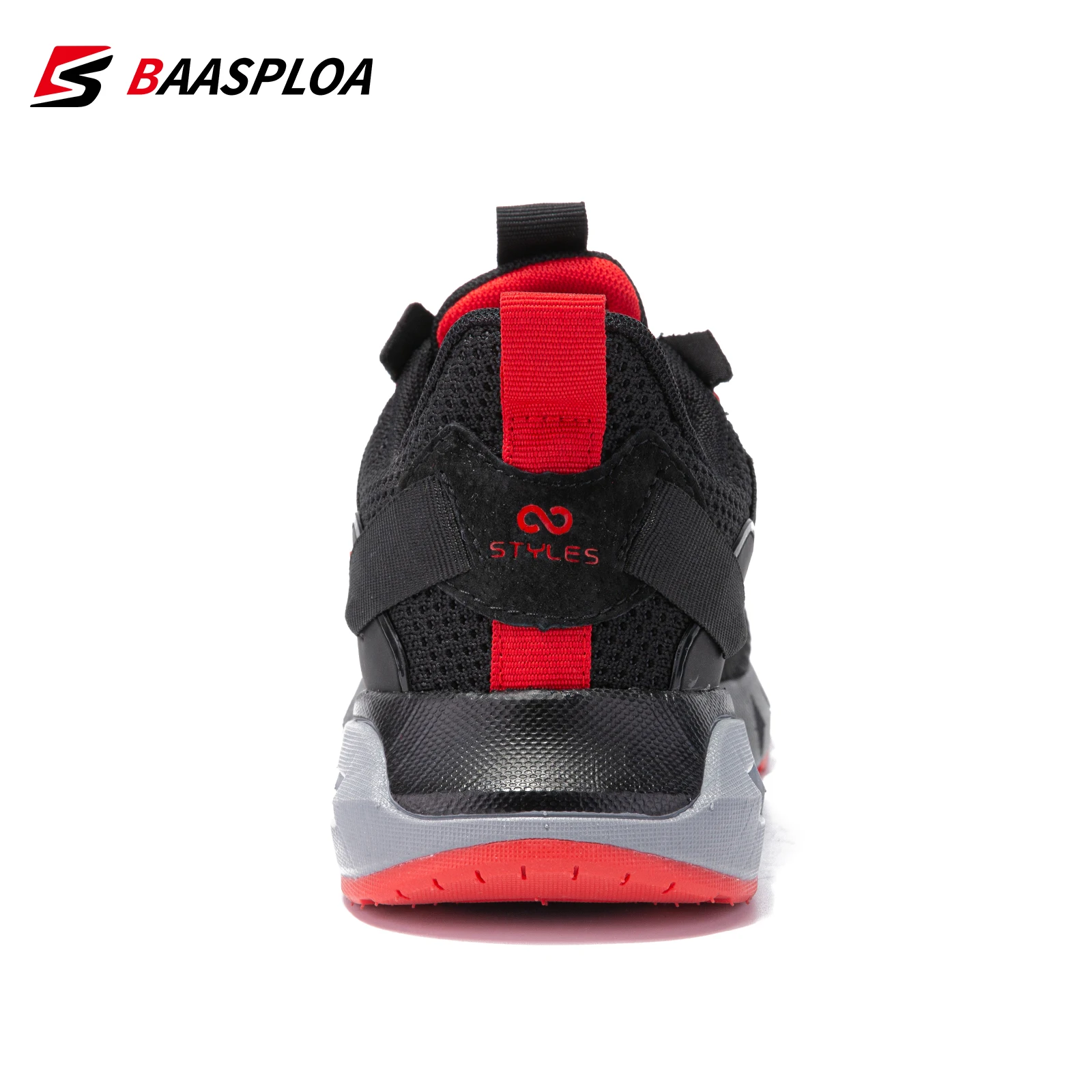 Baasploa, nuevas zapatillas de deporte a la moda para hombre, zapatos transpirables para caminar, zapatos informales de malla resistentes al