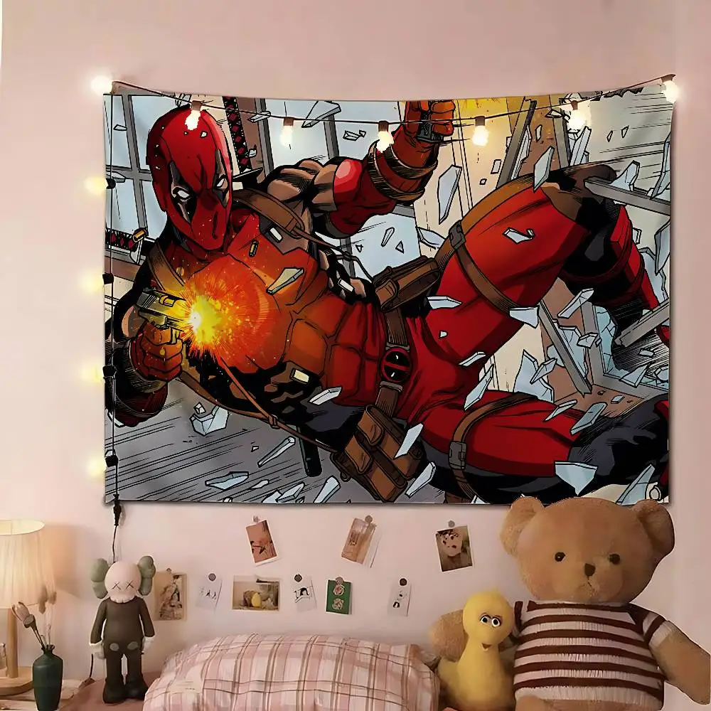 Cute-D-deadpool-S Tapestry Customizable Tapestries Of Various Styles,wall Hangings, Celebrity Photo Printing,wall Hangings