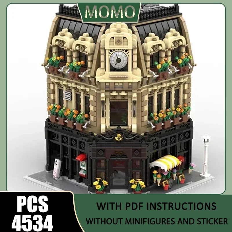 Modular City Street View Moc Building Block Post Office Model Technology Brick DIY Assembly Toy Sets Construstion Gifts