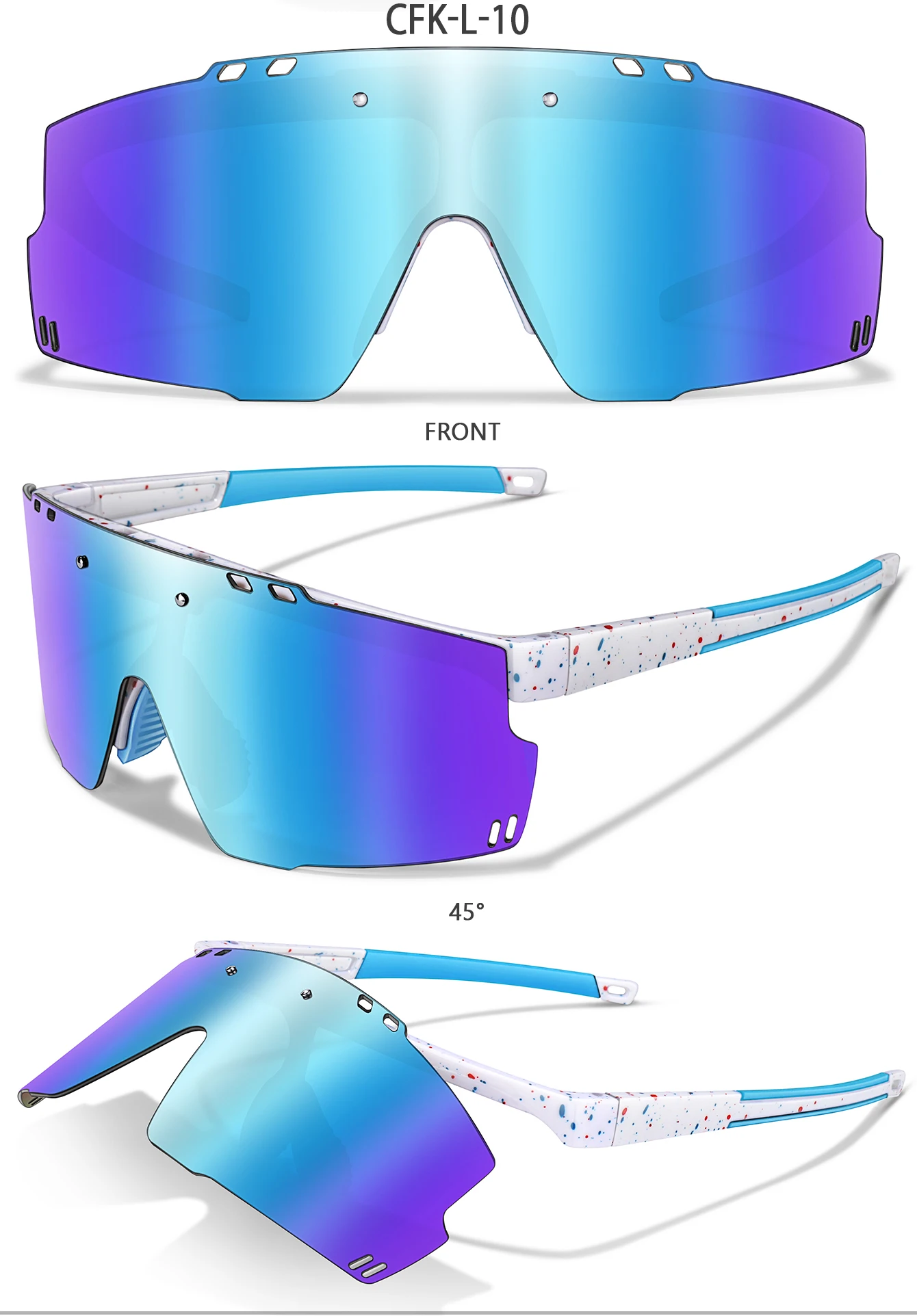 Männer Frauen Flip Auf Sonnenbrille Winddicht Radfahren Brillen Outdoor Sport Laufen Reiten Party MTB Fahrrad Brille UV400 – Detail 8
