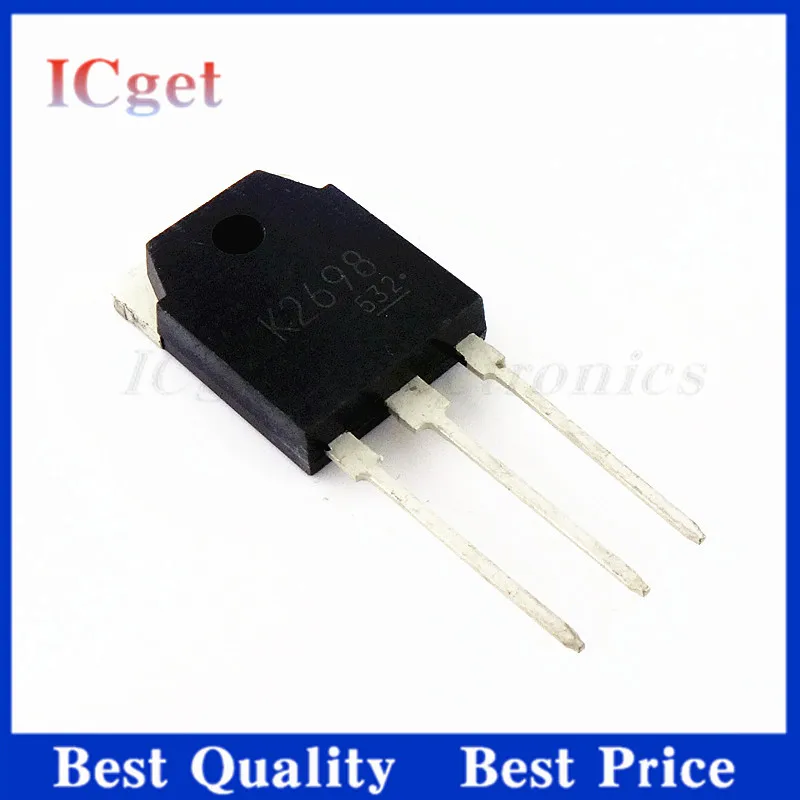 5PCS New and Original TO-247 K2611 K2698 K2837 K3878 MOS Field Effect Tube Transistor IC 2SK2611 2SK2698 2SK2837 2SK3878