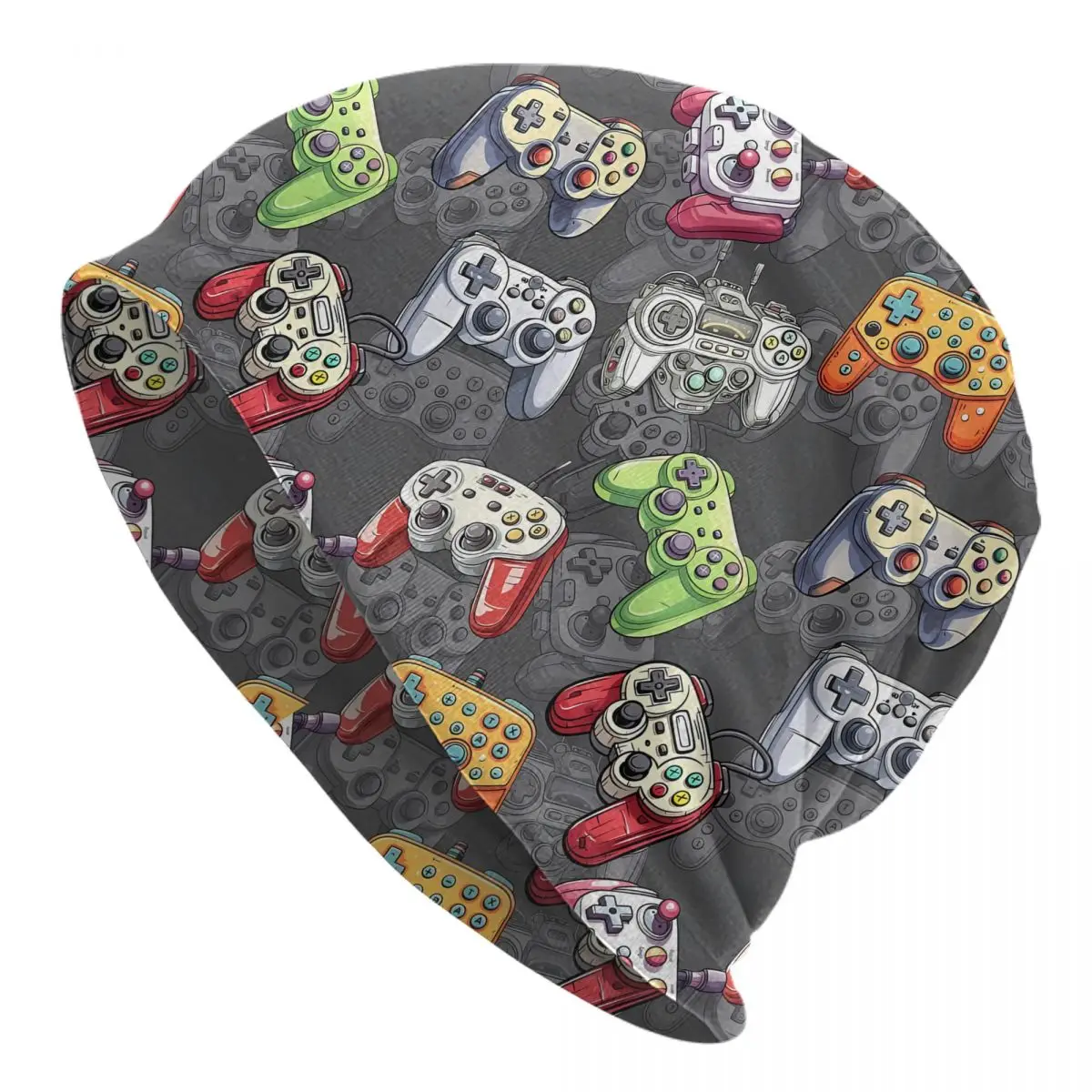 Video Game Controller Bonnet Fashion Thin Skullies Beanies Caps For Men Novelty Hats