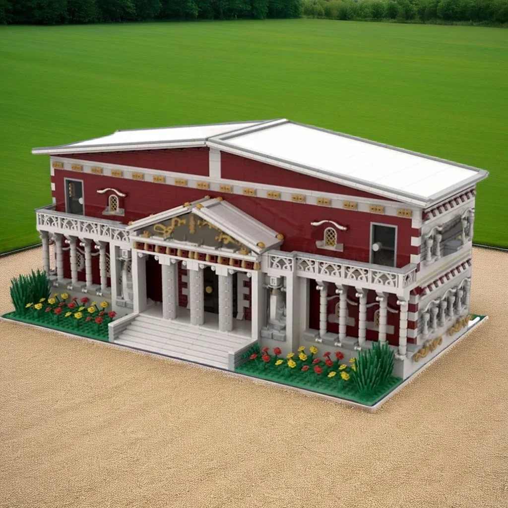 

5390 шт. археологический музей MOC история выставочный зал образование здание DIY блоки игрушки на день рождения подарок