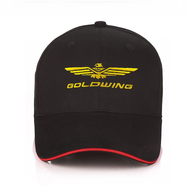 Sombreros bordados para motocicleta, gorras de béisbol informales con protección solar para Honda Gold Wing 1800, 1500, 1200, GL1800 GL