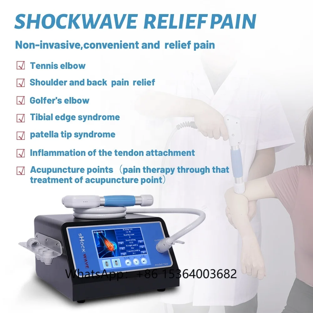 

High Quality LED Big Screen Shock Wave Therapy ED / Home /Clinic Shockwave Therapy Device