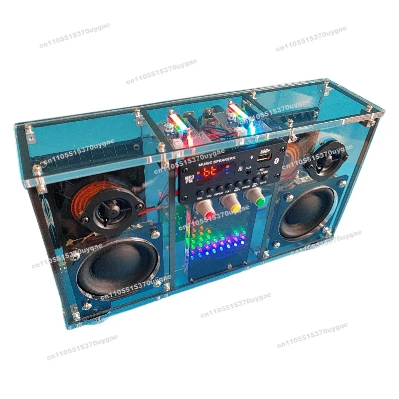 FOR High-end High Power Heavy Bass Transparent Bluetooth Audio Handmade Power Amplifier Electronic DIY Welding Kit