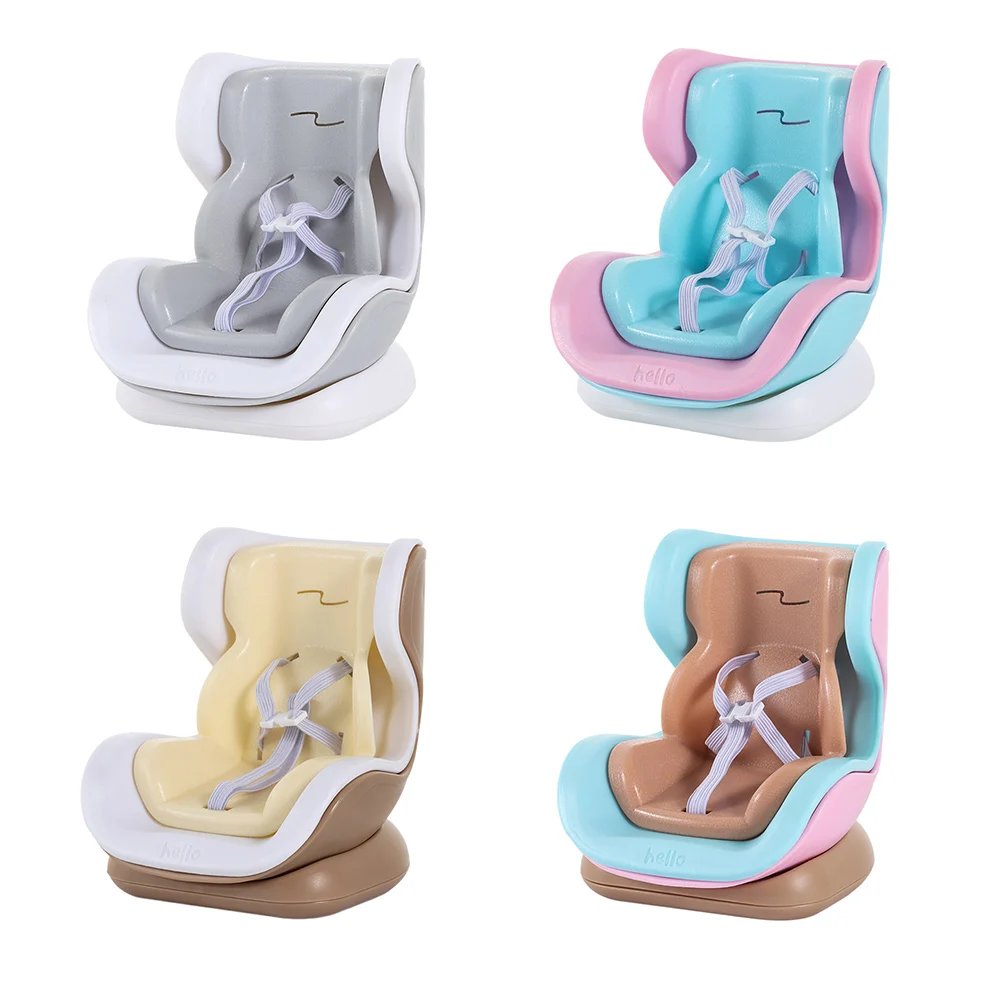 Durable Car Seat Plastic Only Selling Seat Cartoon Chair Model Cartoon Ornaments Magnetic Base Car Air Exhaust Decoration