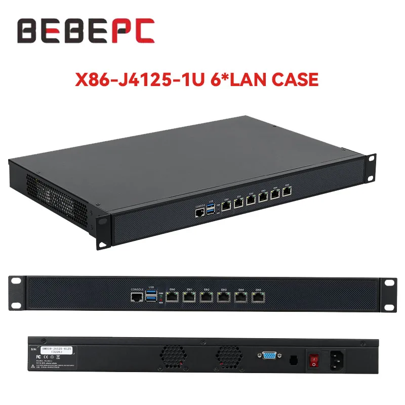 BEBEPC 1U Брандмауэр с Inter Celeron
