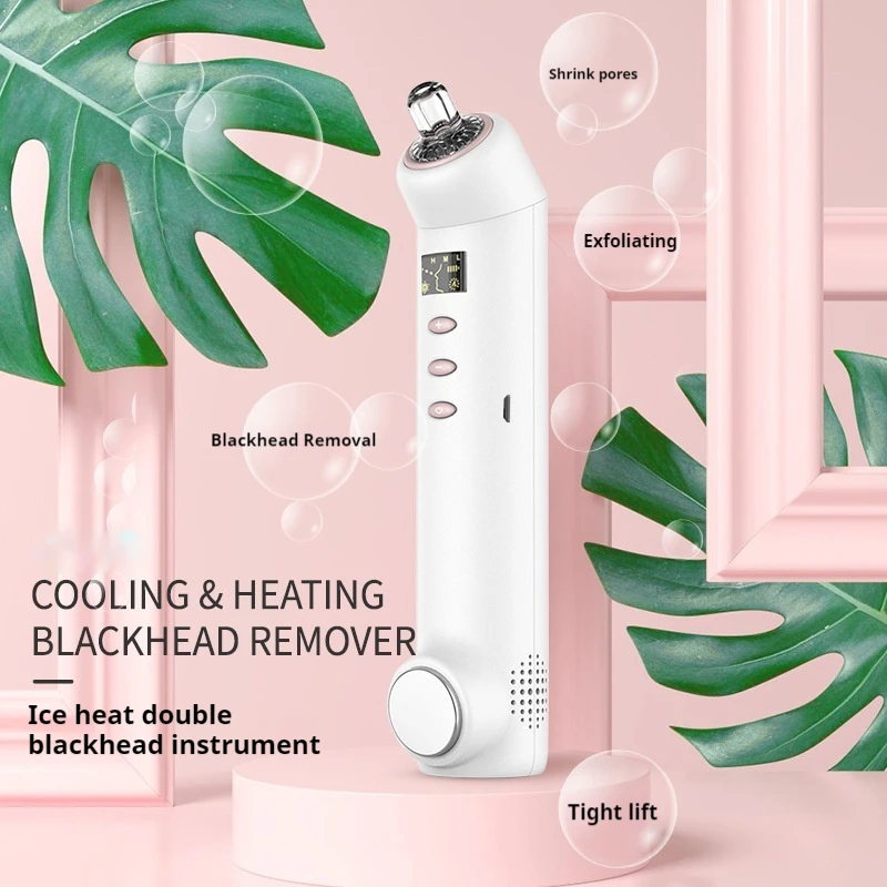 Multifunctioneel warm en koud mee-eterverwijderaar, poriënreiniger, schoonheidsinstrument