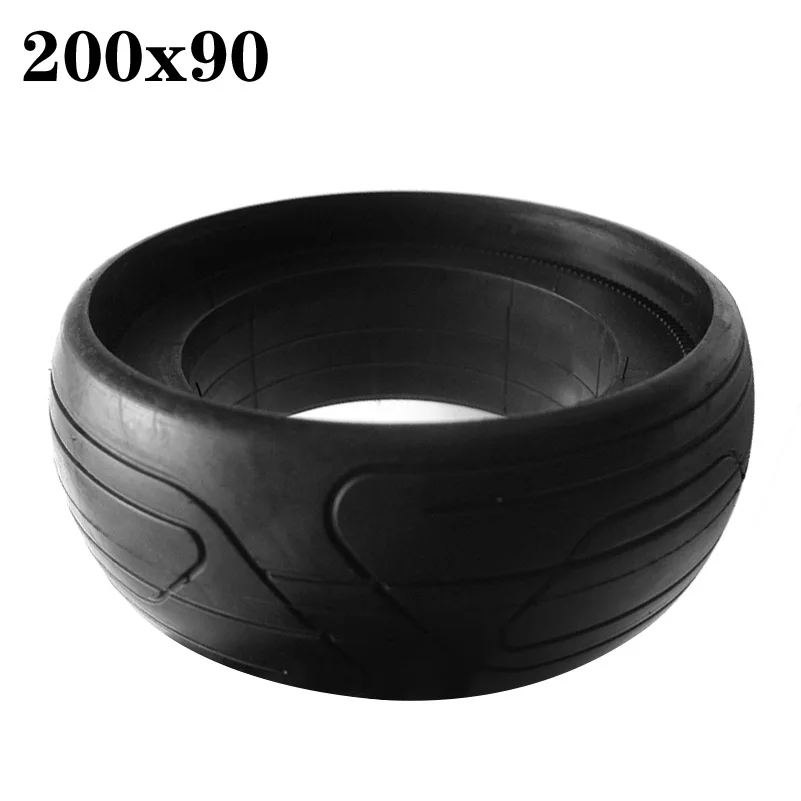 200x90 Solid tire with Non-inflatable 200*90 tyre fits electric scooter 8inch solid  balancing car wheel go kart accessories