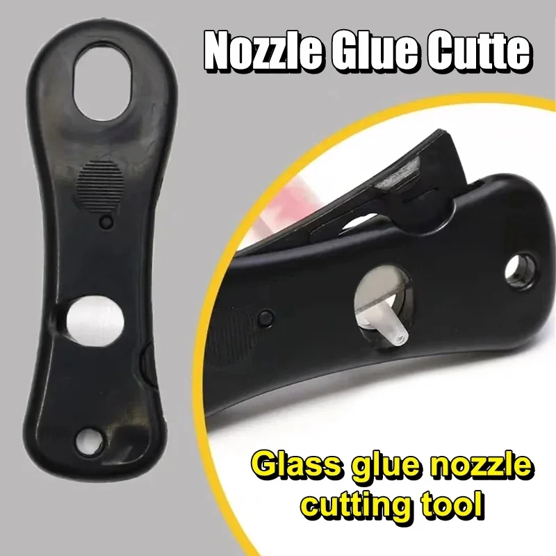 Black Sealant Nozzle Cutter - Cartridge Opening Tool for Sealant Tubes & Knives