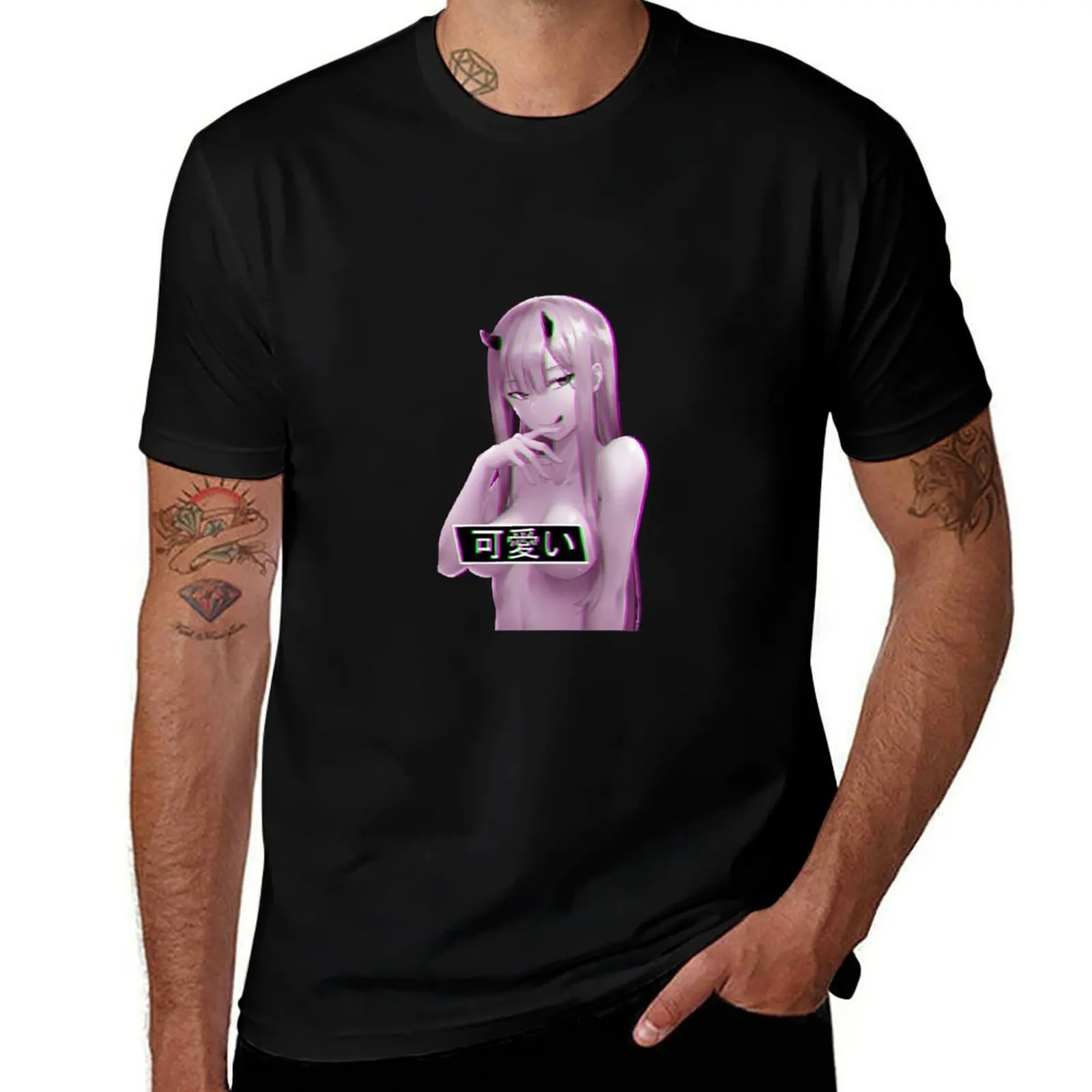 

the Darling - Franxx Zero in Two T-Shirt Work Wear Lightweight Tee