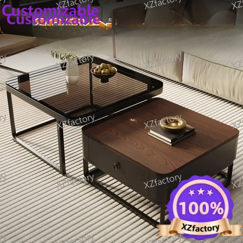 Factory Direct 2026 Top RatedSolid wood coffee table feeling family living room household small apartment coffee table