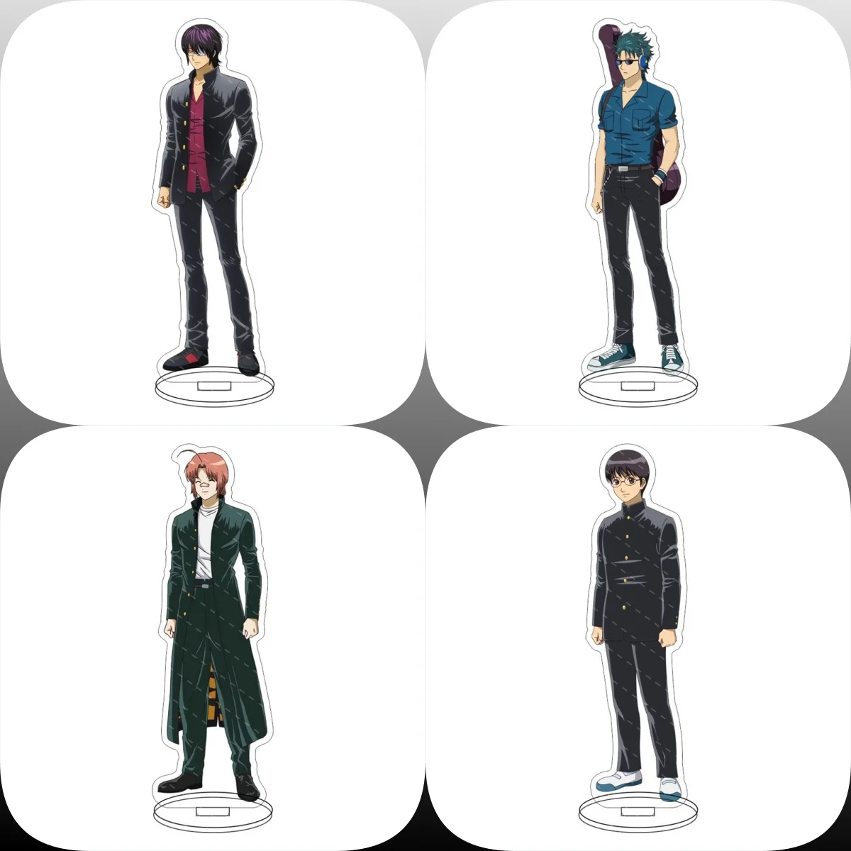 

15CM Anime GINTAMA Acrylic cool Stand Model Cosplay Characters Ornament Accessories Christmas Collection Gifts