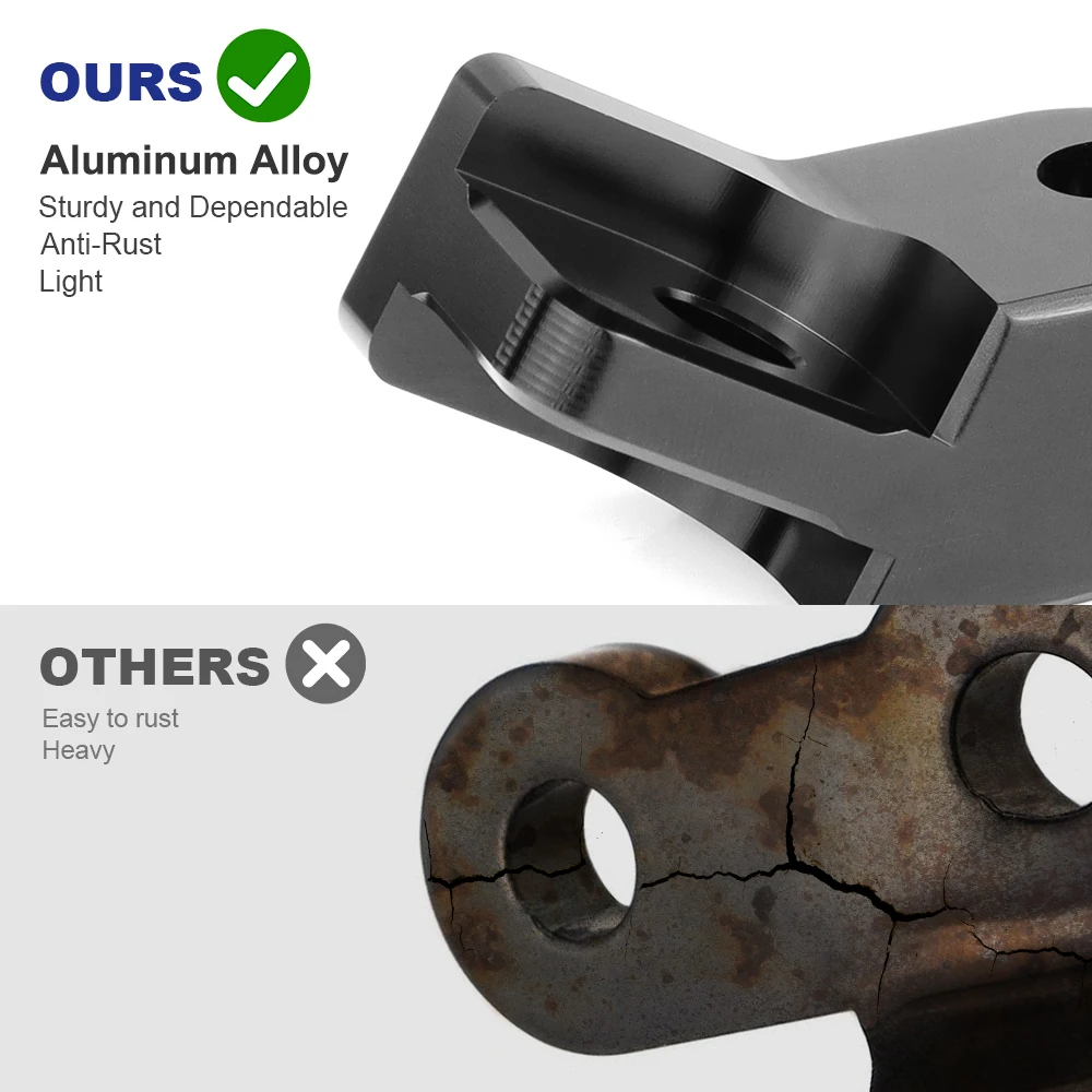 Motorcycle Passenger Foot Rest Fit For Yamaha MT-09 MT-09 SP MT09 2021-2025 XSR900 XSR 900 2022-2024 Foot Peg Lowering Brackets