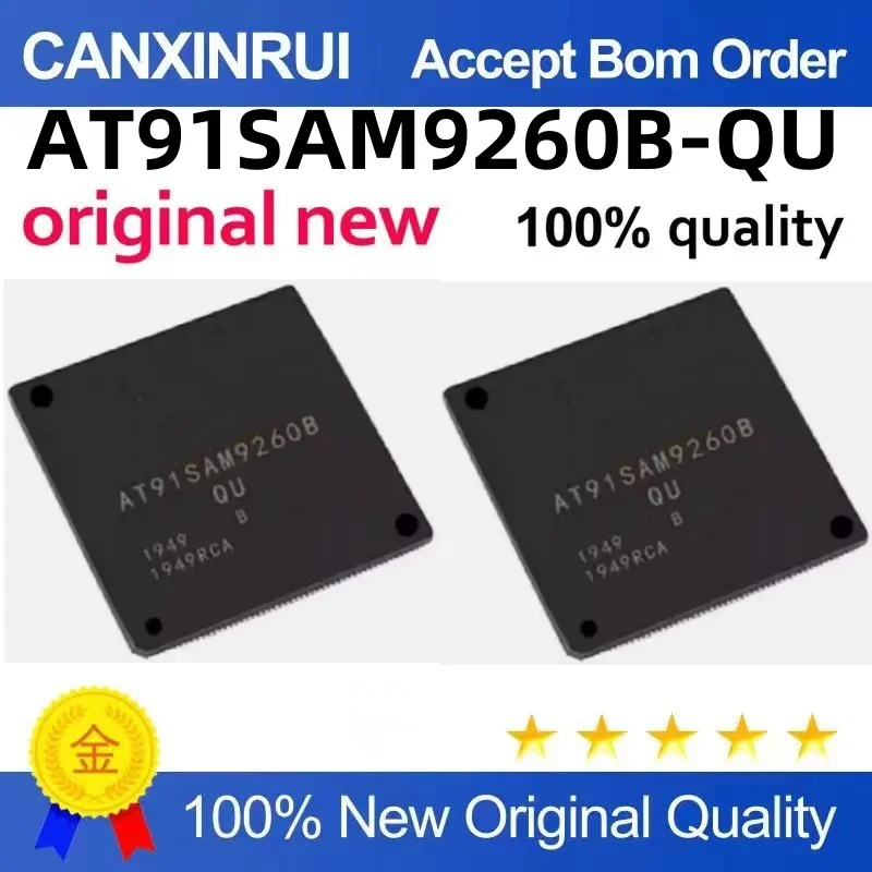 

New original AT91SAM9260B-QU package PQFP-208_28x28x05P processor chip