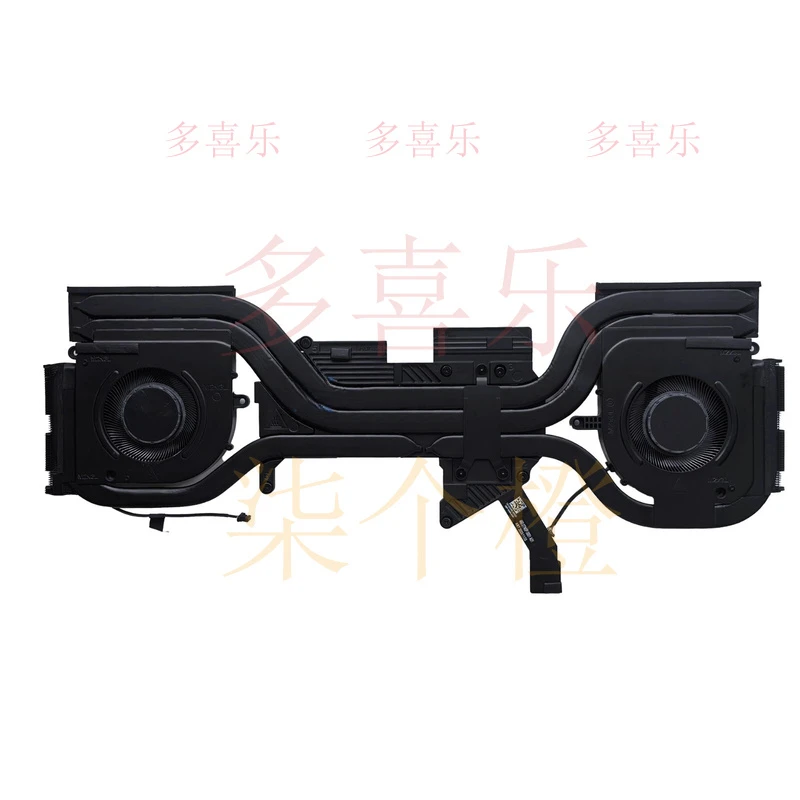 ZMZM Nowy Radiator Chłodzący CPU GPU do Laptopa Dell Alienware M16 R2 Wentylator 02GN4X 2GN4X