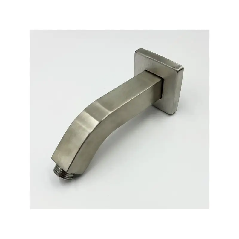 

Квадратный удлинитель для душа с фланцем, коническая резьба NPT 1/2 дюйма, настенный кронштейн для тропического душа