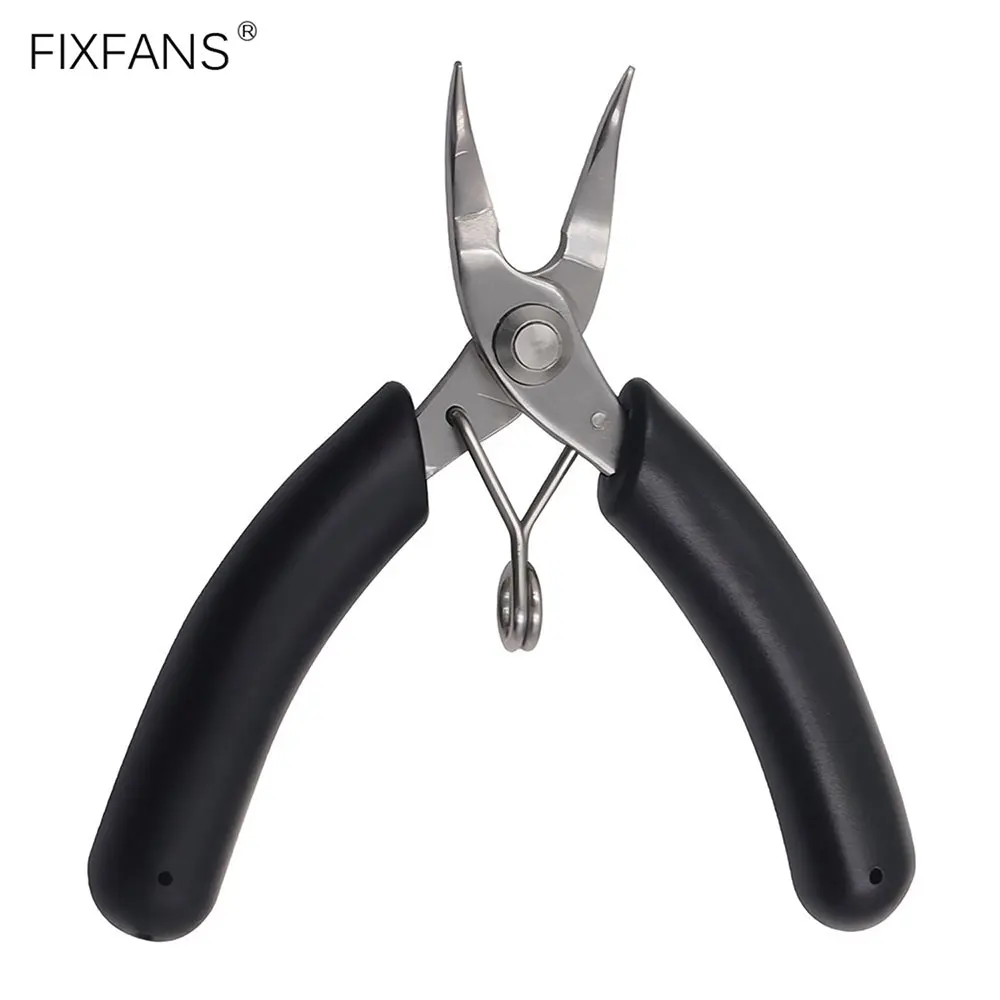 Mini Bent Nose Pliers Angled Needle Nose Pliers for Jewelry Making Wire Bending Gripping Crafting