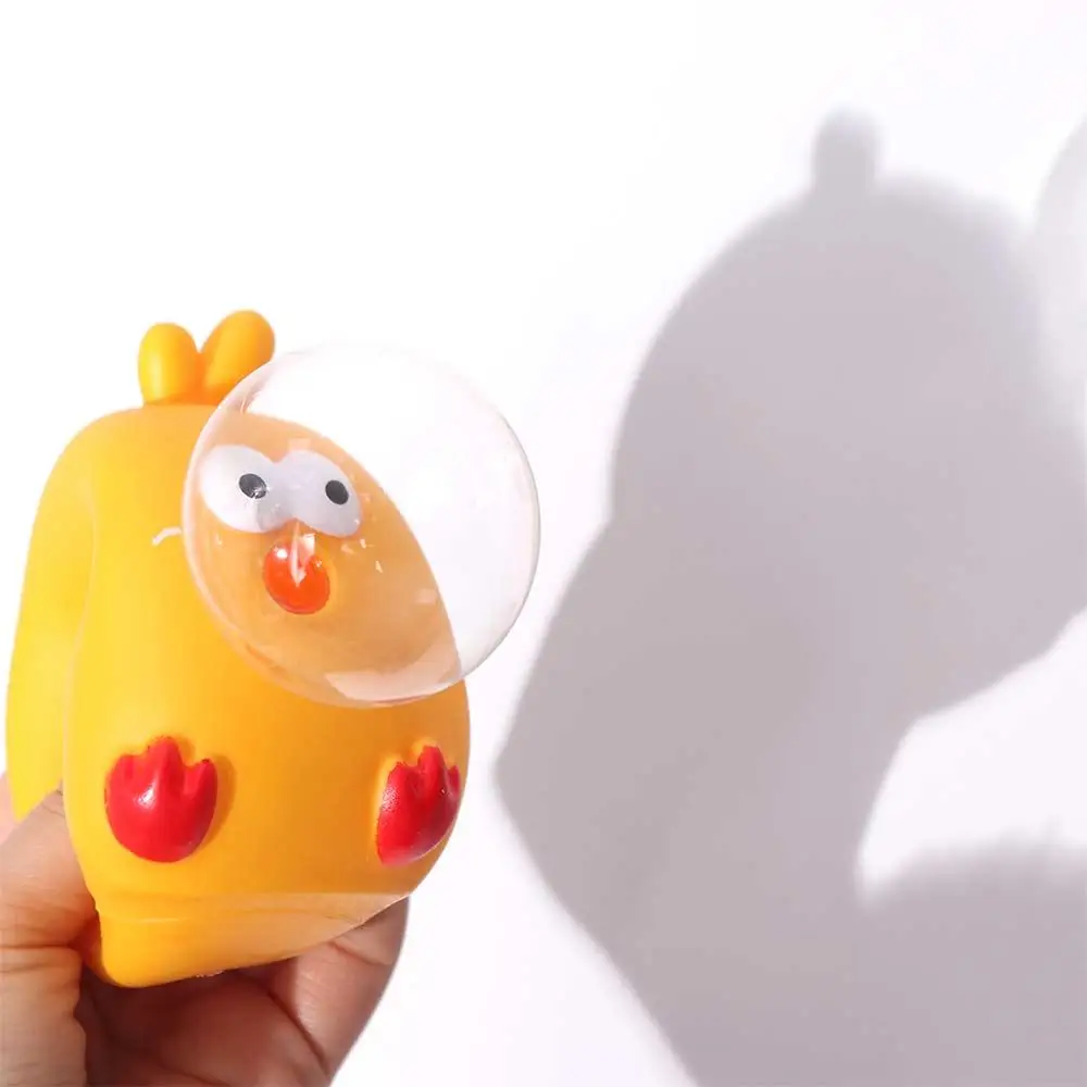 Creative Yellow Chicken Squeeze Toys Pinch Kneading High-Elastic Pinch Toys Soft Novelty Cartoon Knead Toy Children