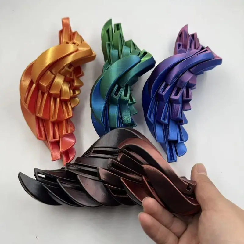 

1 шт. 3D-печатная игрушка-головоломка Twistsphere с жидким наполнителем и вращающимся механизмом, антистрессовый шарик-слайм