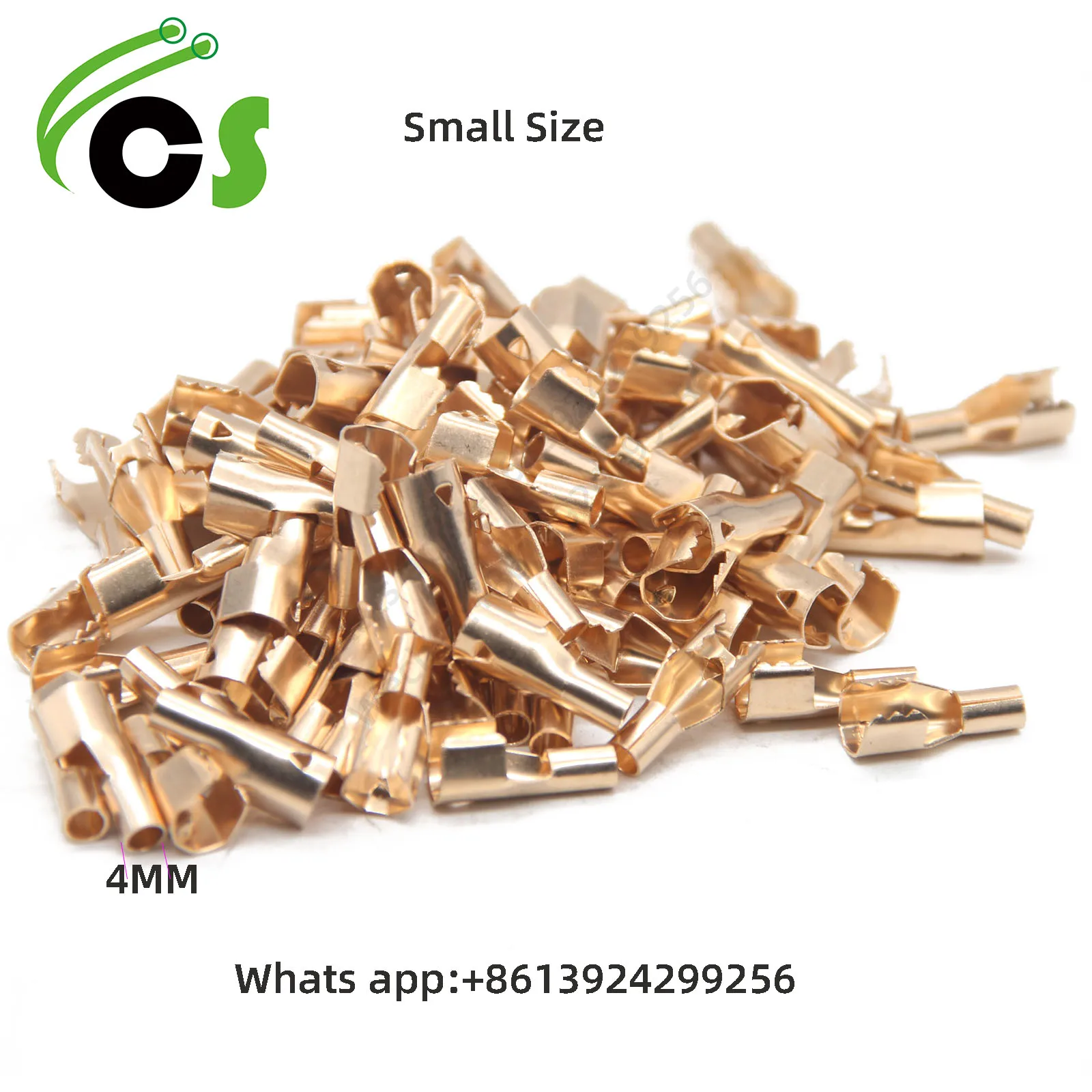 (100PCS)Connectors For Ignition Electrodes And Ignition Transformer Copper Connector Ignition Transformer Connector