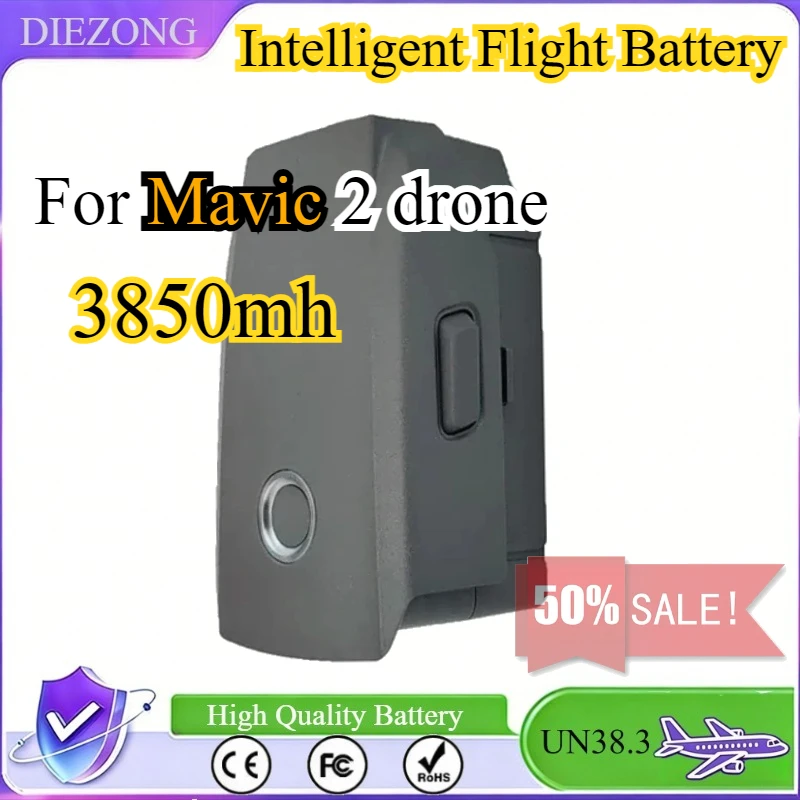 3850mah High Capacity Rechargeable Batteries for DJI Mavic 2 Mavic PRO/ZOOM Version Drone Intelligent Flight Battery