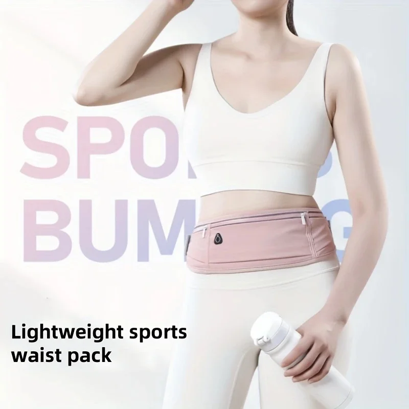 Tas Pinggang Pria Wanita Kantong Sabuk Olahraga Luar Ruangan Tas Ponsel Fanny Olahraga Tas Ponsel Lari Gym Tas Bersepeda Lari Jogging