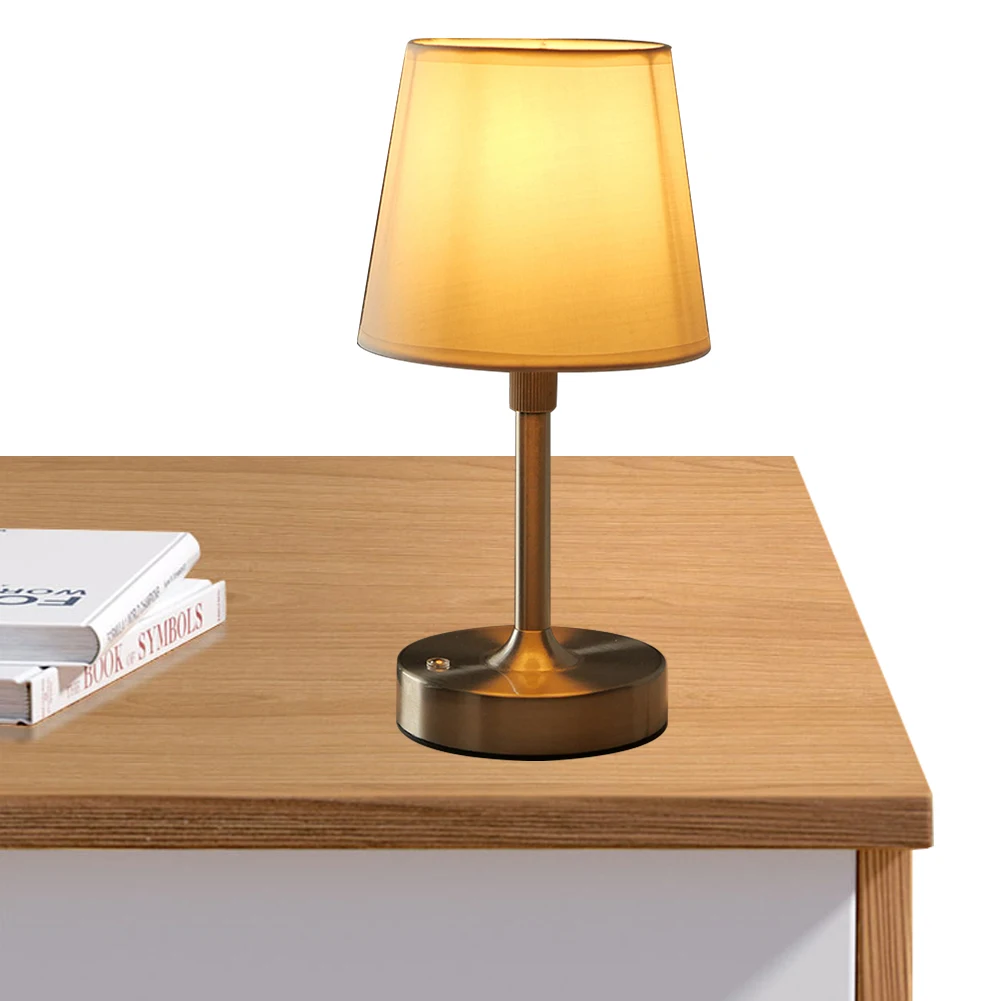 

Bedside Dining Room Lamp USB Rechargeable 5200mAh Night Light Touch Control Portable Cordless Table Lamp for Bedroom Bar Balcony