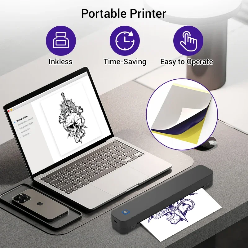 

Горячая распродажа: Портативный термопринтер NETUM A4 Mini Pocket, 203 dpi, черно-белый, с аккумулятором 1500 мАч, для печати документов без чернил.