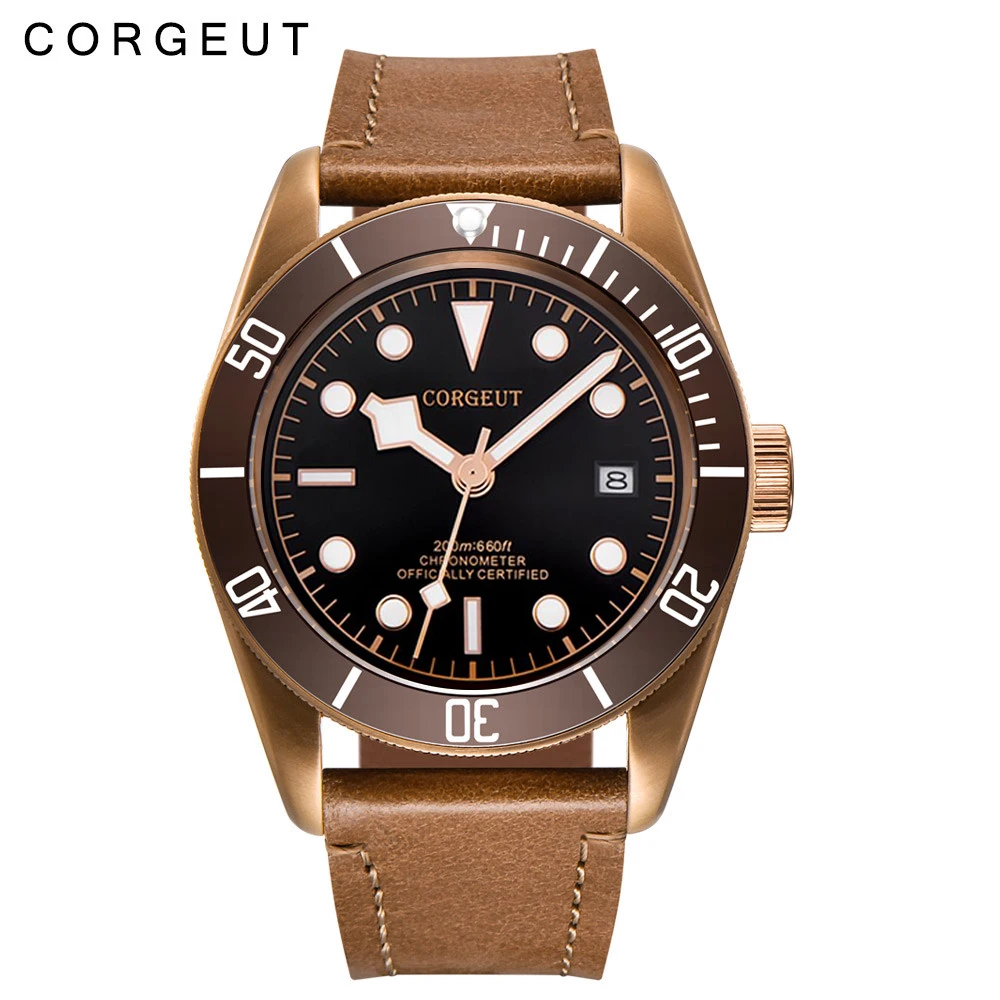 41MM Men Mechanical Wristwatches Luxury Sapphire Glass NH35 Automatic Watches 10bar Waterproof Sport Clock Luminous Watch Men