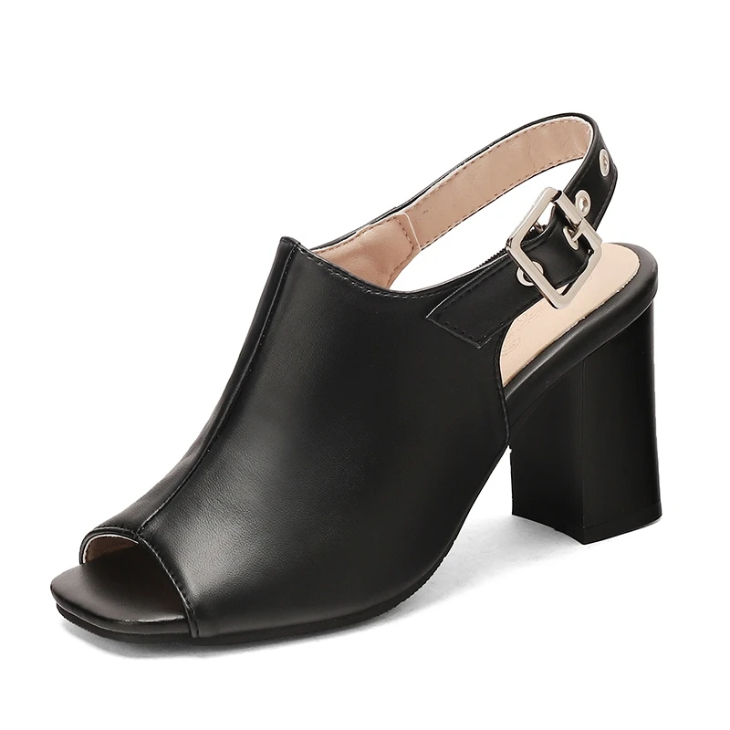 

Thick High Heels Women Sandals Fashion Retro Roman Open Toe Party Dress Wedding Casual Gladiator Sandals Big Size 50 T2157