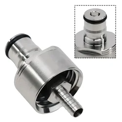 Injection Carbonation Cap Perfect Polishing Stainless Steel Ball Lock Cap Home Brewing Carbonate Cap CO2 Injection