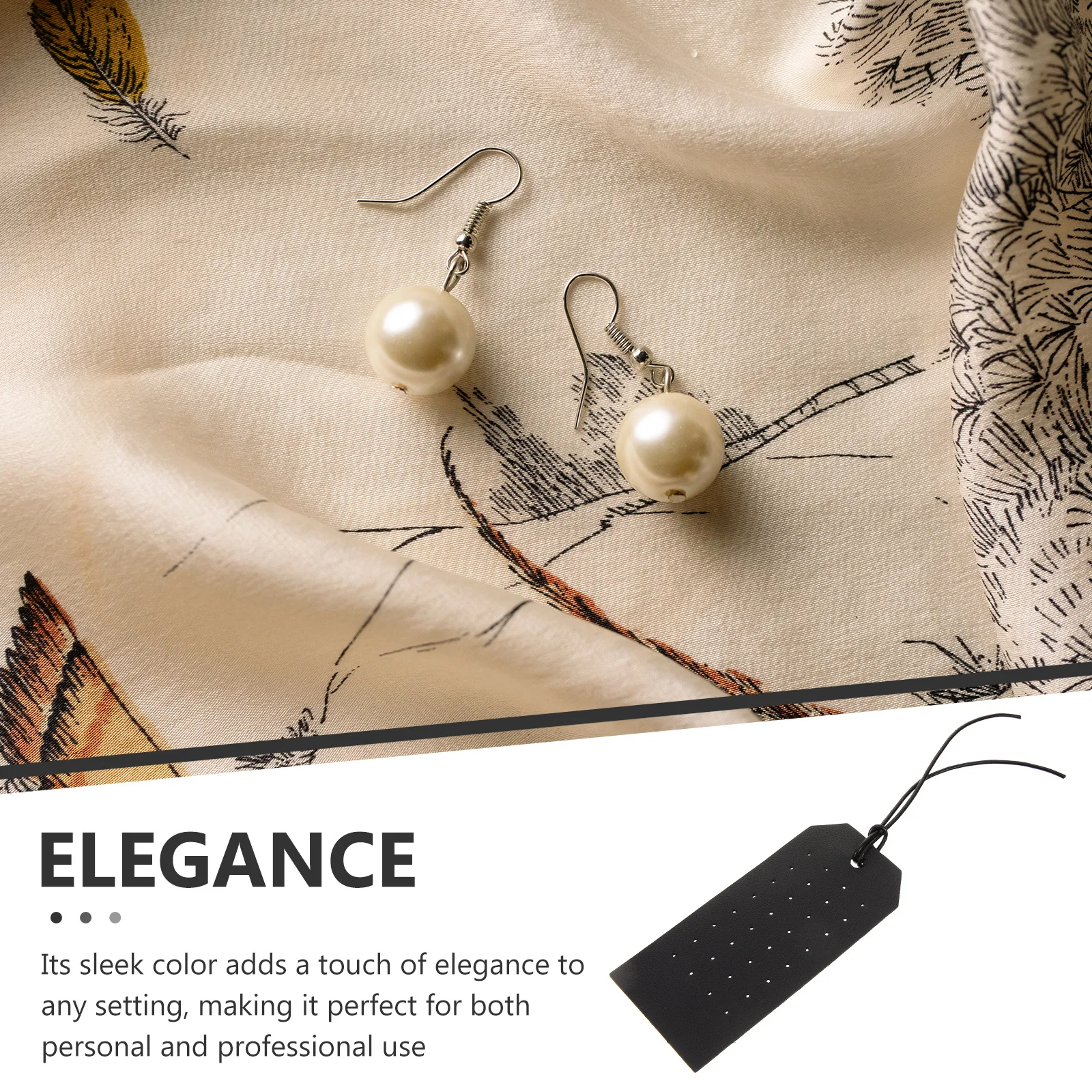 

Карточка для демонстрации сережек, двухсторонний прочный держатель для ювелирных изделий из искусственной кожи, несколько пар карточек для демонстрации, карты для сережек