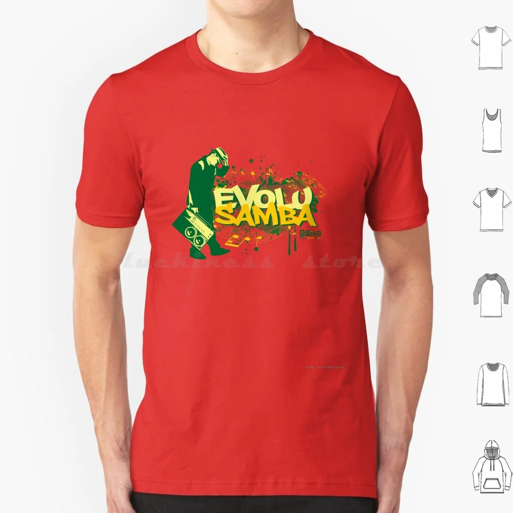 Evolusamba T Shirt Cotton Men Women DIY Print Samba Brazil Music Rap Hip Hop