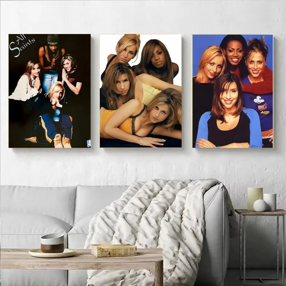 Poster Aesthetic HD Poster, Self-adhesive Wall Art Print, Modern Home Decor, Room Decoration Gift Idea Girl Group A-All Saints-s