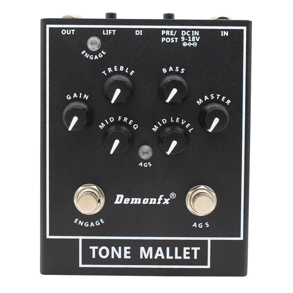 Demonfx Tone Mallet Bass Station Amps Preamp / DI Bass pedal for
