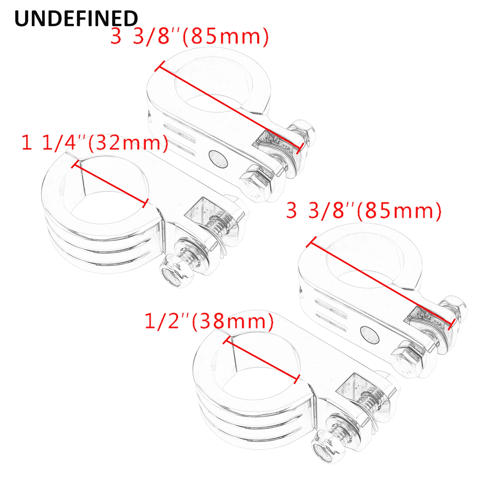 32 38mm Motorcycle Black Highway Footrests Foot Pegs CNC Mount-Style Rearset Footpegs For Harley Dyna Touring Chopper Cafe Racer