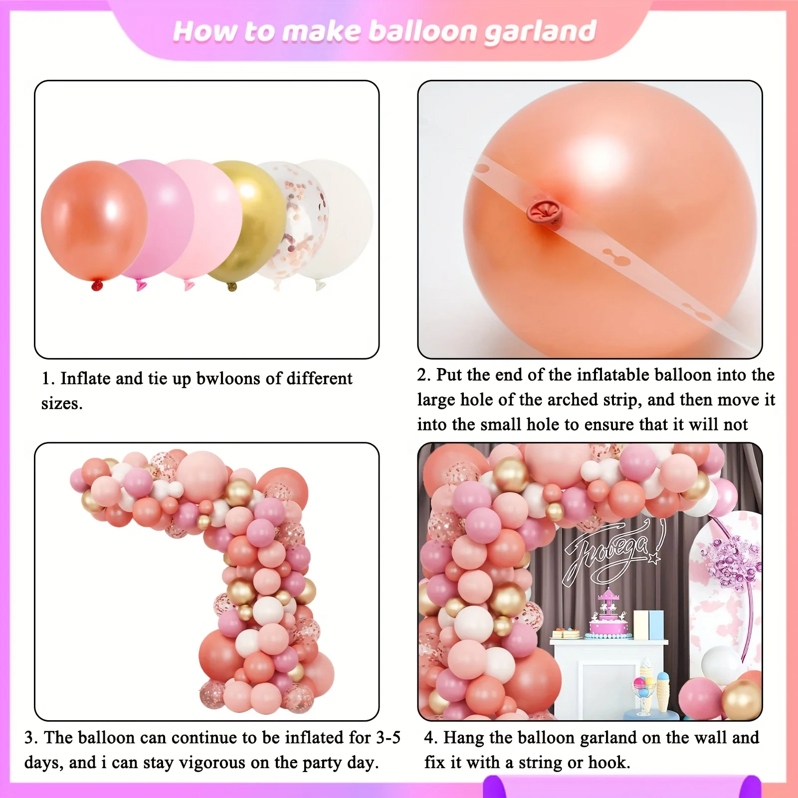 157 Sets de Arcos de Globos en - Wedding Balloon Arch reseña y precio