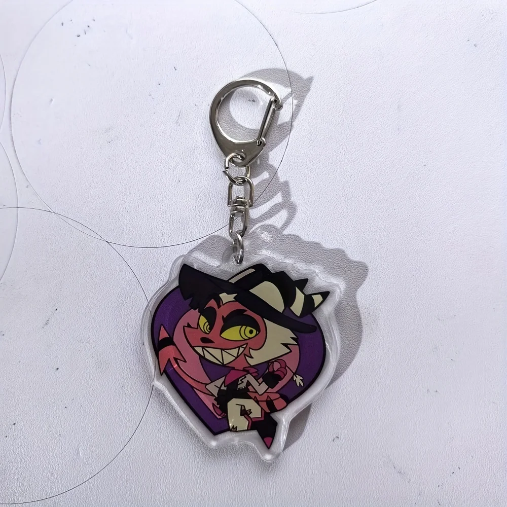 アニメ Hazbin ホテルフィギュア Q 版アクリルキーホルダーファッションアニメアクションフィギュアコレクションおもちゃバッグペンダントギフト在庫あり