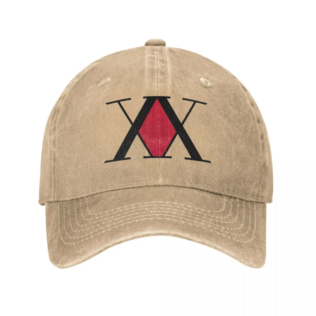 Hunter X Hunter Logo Anime Baseball Cap Vintage Distressed Denim Washed Snapback Hat for Men Women Outdoor Running Golf Gift Cap