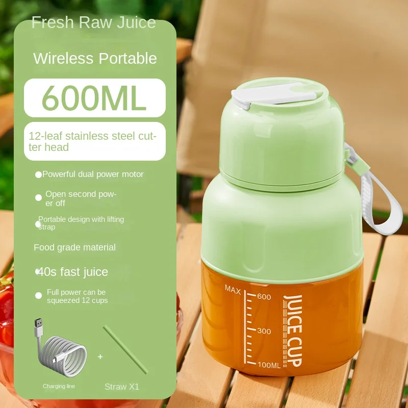 

Портативная многофункциональная 12-листная лезвие из нержавеющей стали, долговечная USB-питание, соковыжималка для фруктов, бочка для домашнего использования