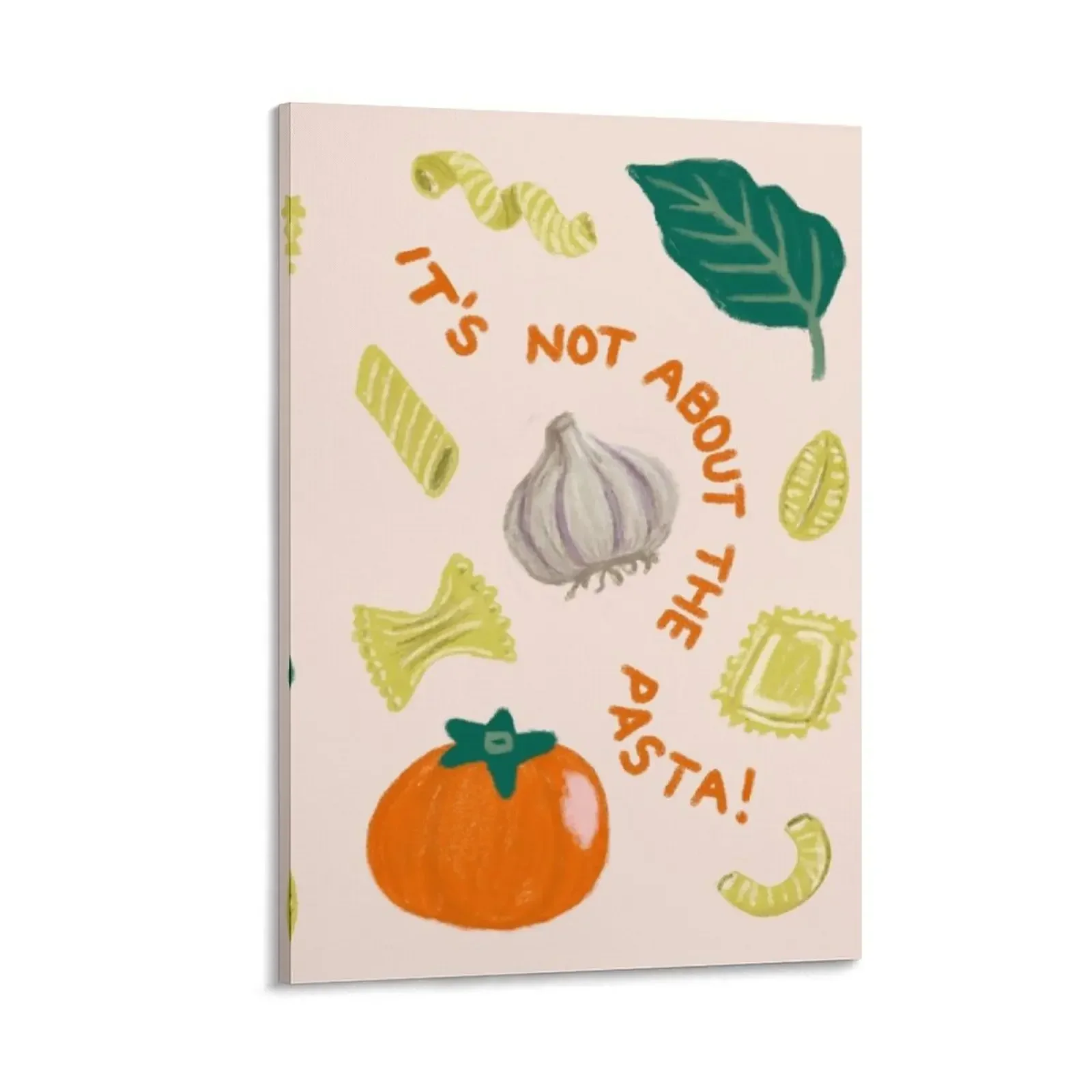 

It's Not About the Pasta! Canvas Painting anime figure room decoration accessories room decors aesthetic