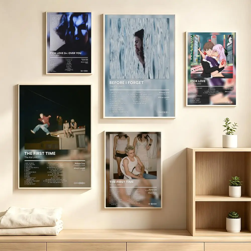 Australian Rapper The Kid LAROI Poster Decorative Wall Art Mural Stickers Home Decor Gift for Living Room & Hallway