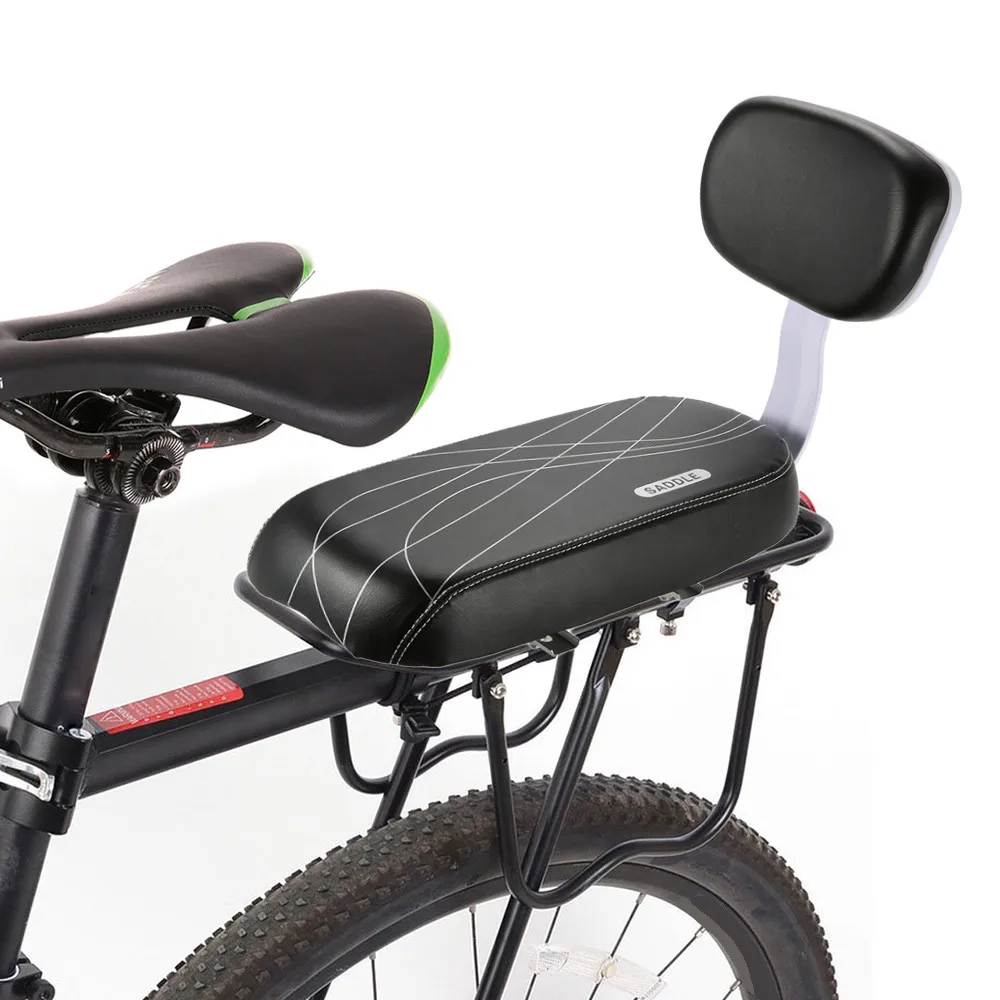 

for Children Rest Cushion Bicycle Saddle PU Leather Bicycle Rear Seat Bicycle Back Seat Bike Back Saddle Bicycle Child Seat