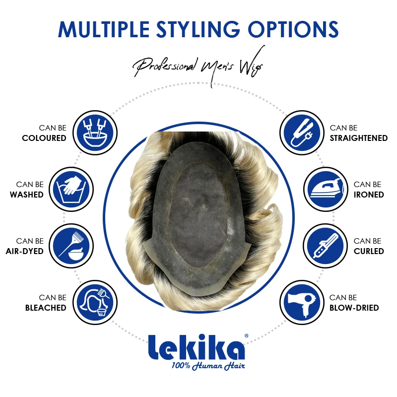 أستراليا 4-613 لون خصلات الشعر المستعار الإنسان الدانتيل قاعدة و بو الشعر المستعار الرجال الشعرية الاصطناعية الدانتيل الفرنسي 100% خصلات الشعر المستعار الإنسان 6 ''شعر مستعار #6