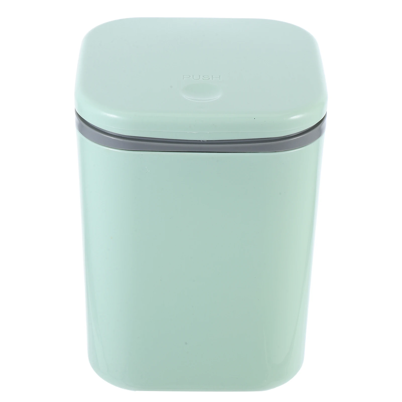 

Mini Desktop Trash Can With Lid Small Countertop Garbage Bin For Office Bedroom Bathroom Edges Easy Operation