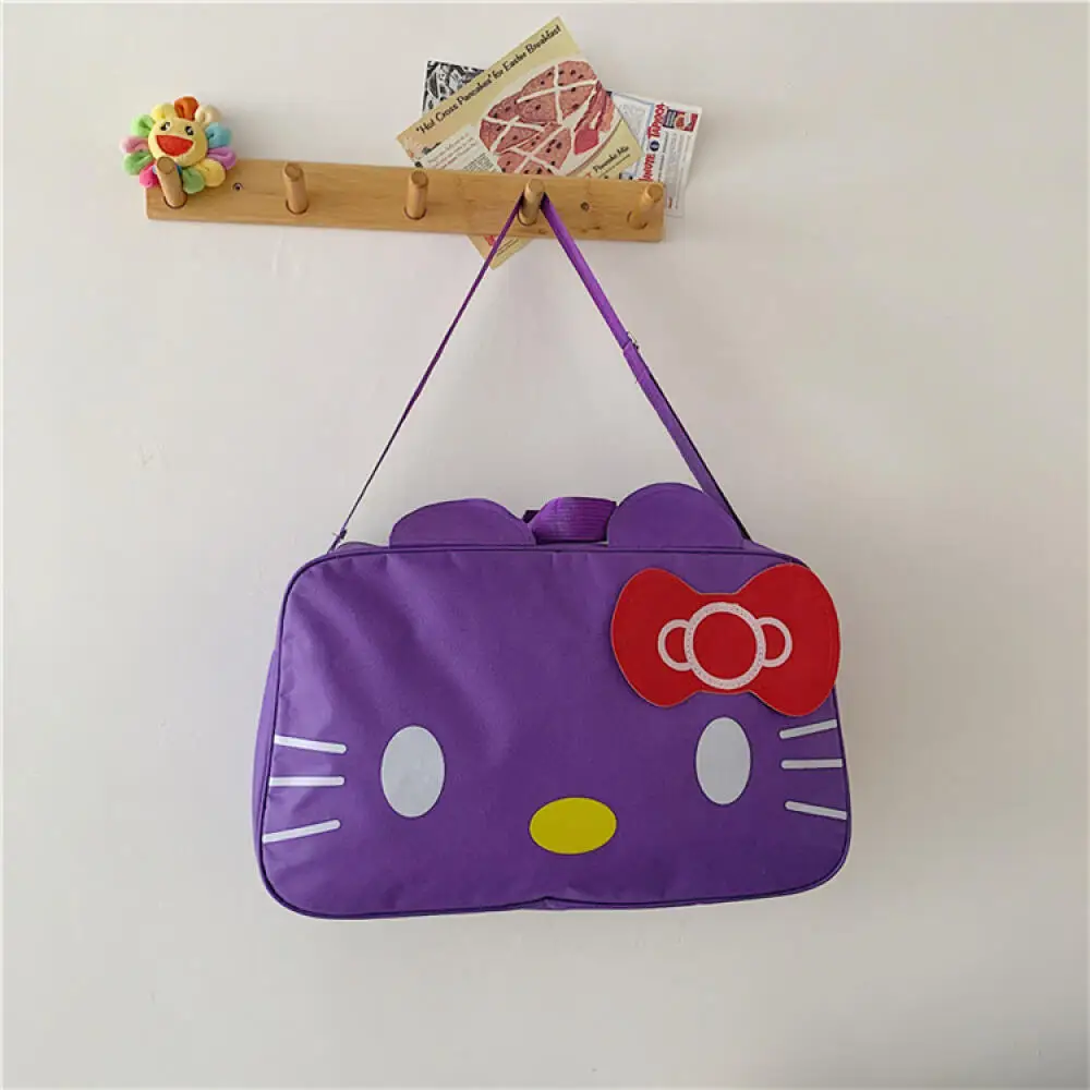 

Sanrio Hello Kitty сумка для багажа на короткие расстояния, водонепроницаемая износостойкая сумка для девочек, сумка через плечо с героями мультфильмов, оптовая продажа игрушек